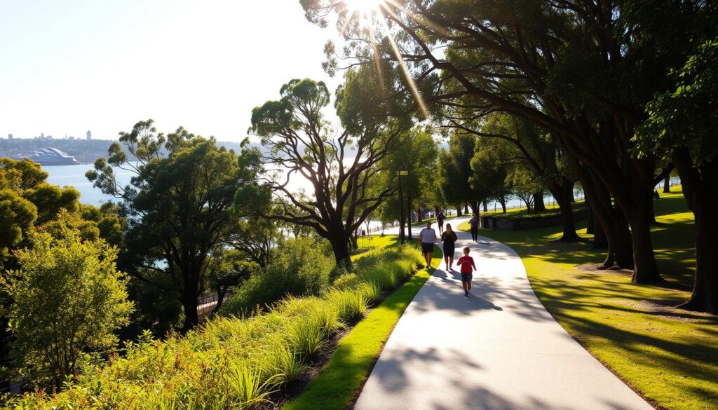 Barangaroo Reserve Sydney walking paths