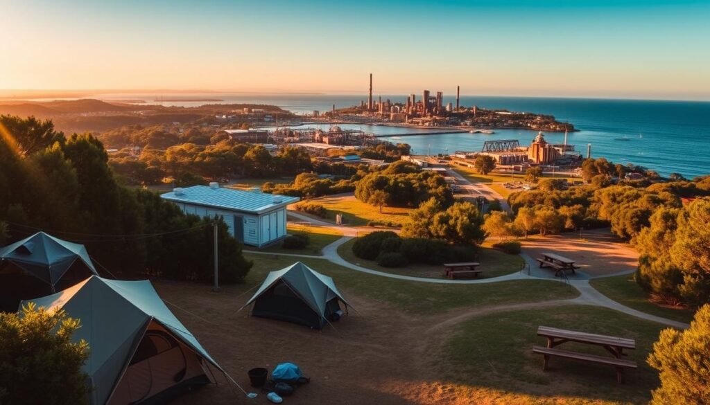 Camping Facilities on Cockatoo Island
