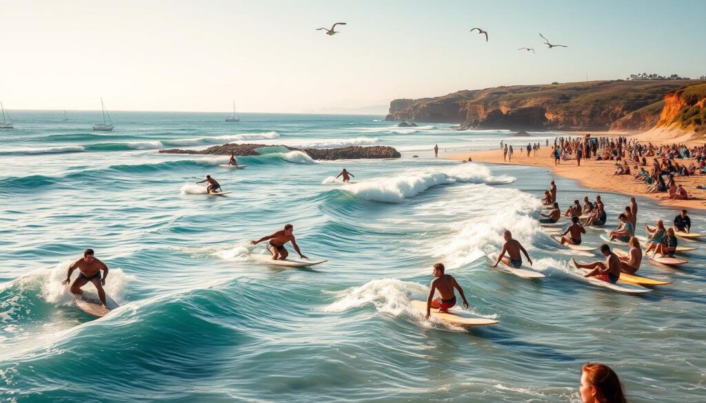 Shelly Beach Surf Scene