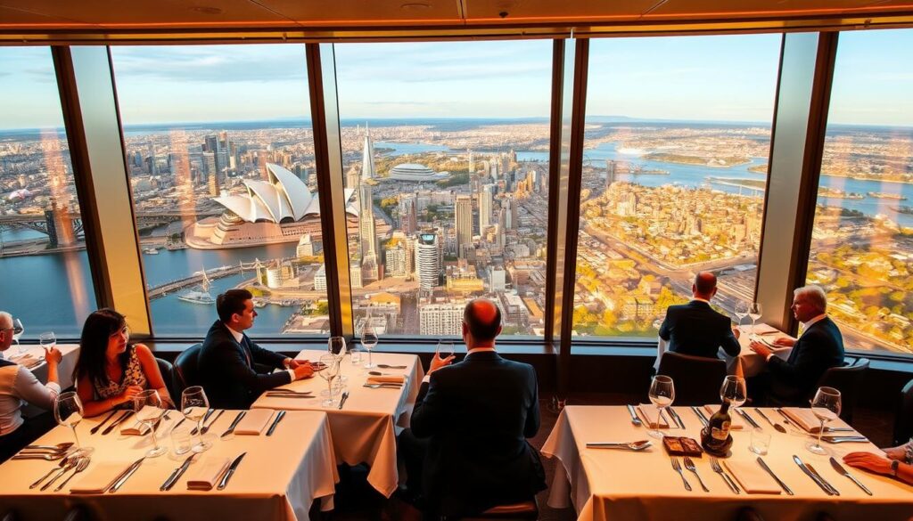 Sydney Tower Eye dining