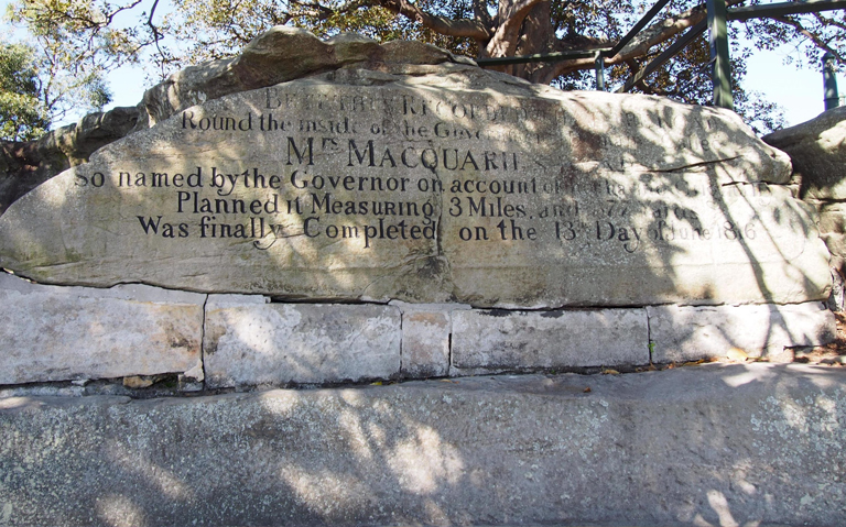 The Royal Botanic Garden & Mrs Macquarie’s Chair
