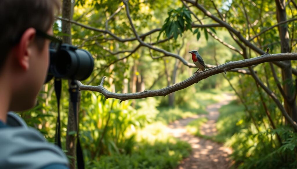 birdwatching at Dharug National Park