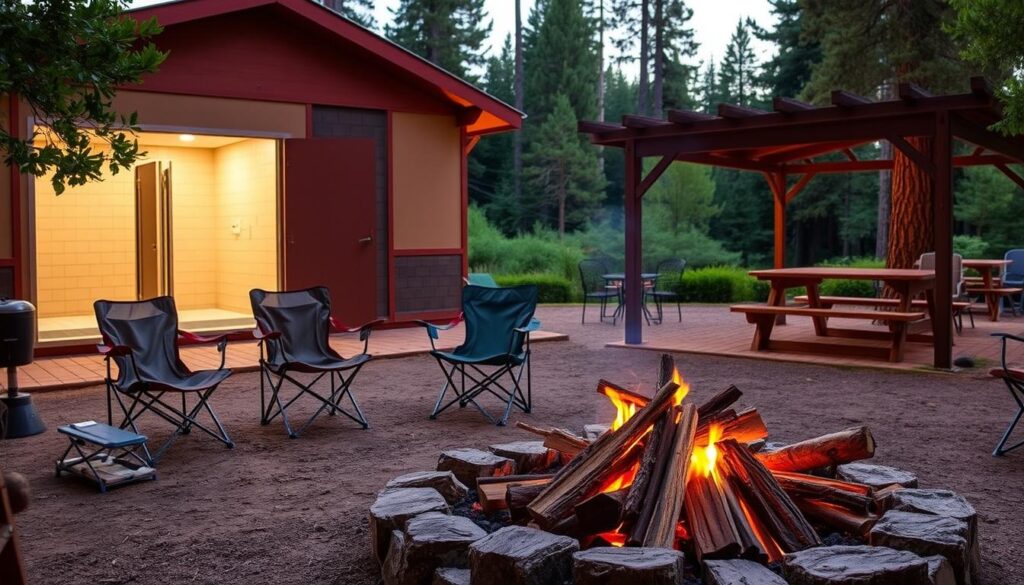 camping amenities in Bents Basin