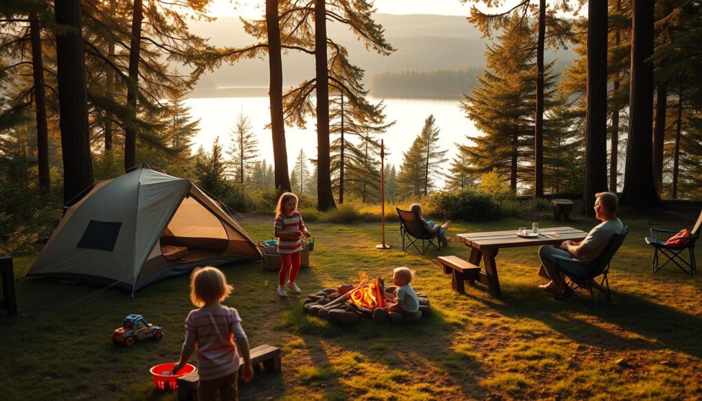 family-friendly camping experience