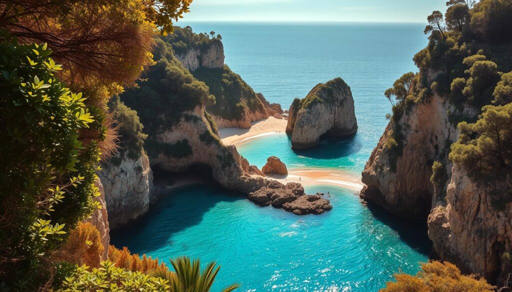 hidden beaches Vaucluse Bay
