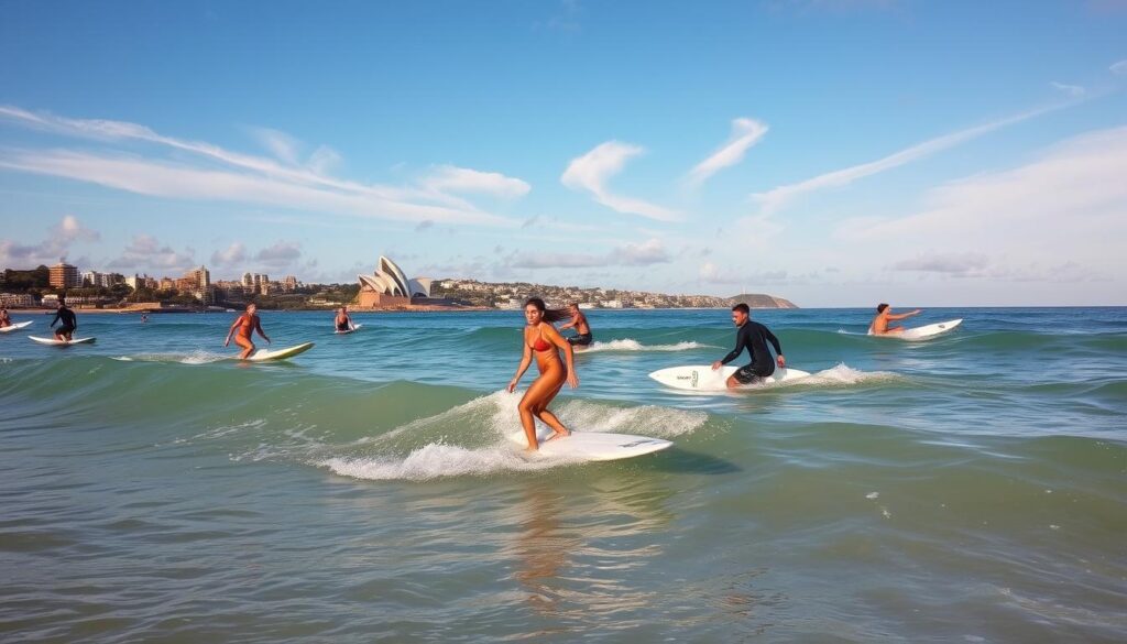 surfing etiquette at Tamarama Beach