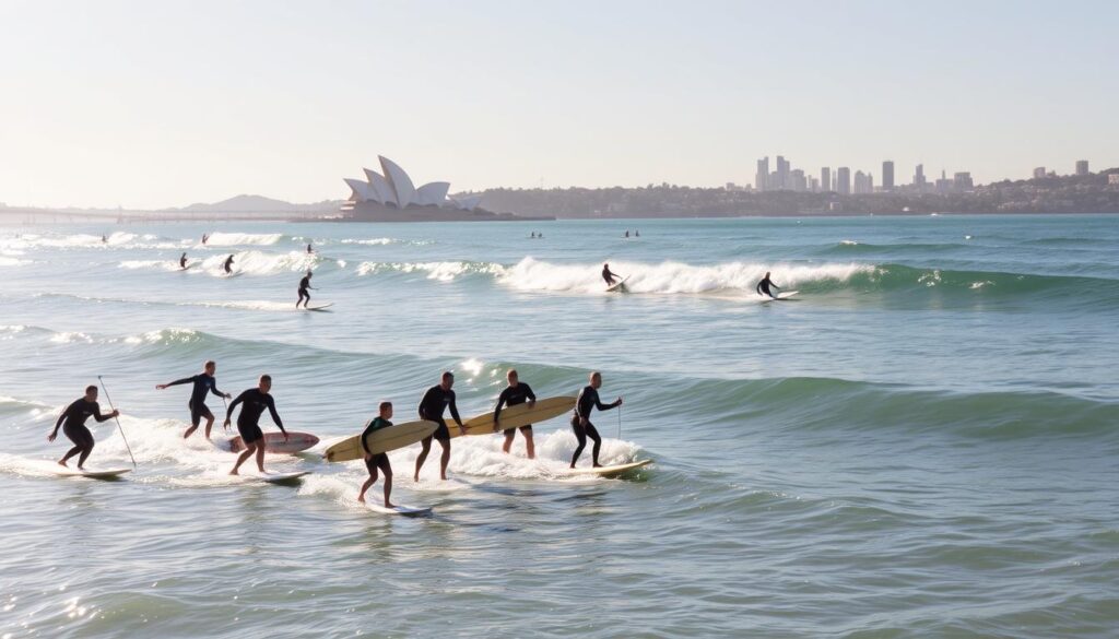 surfing in Sydney