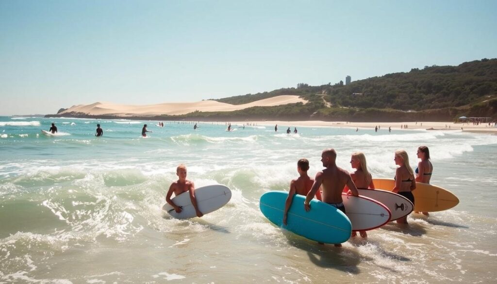 surfing lessons Palm Beach