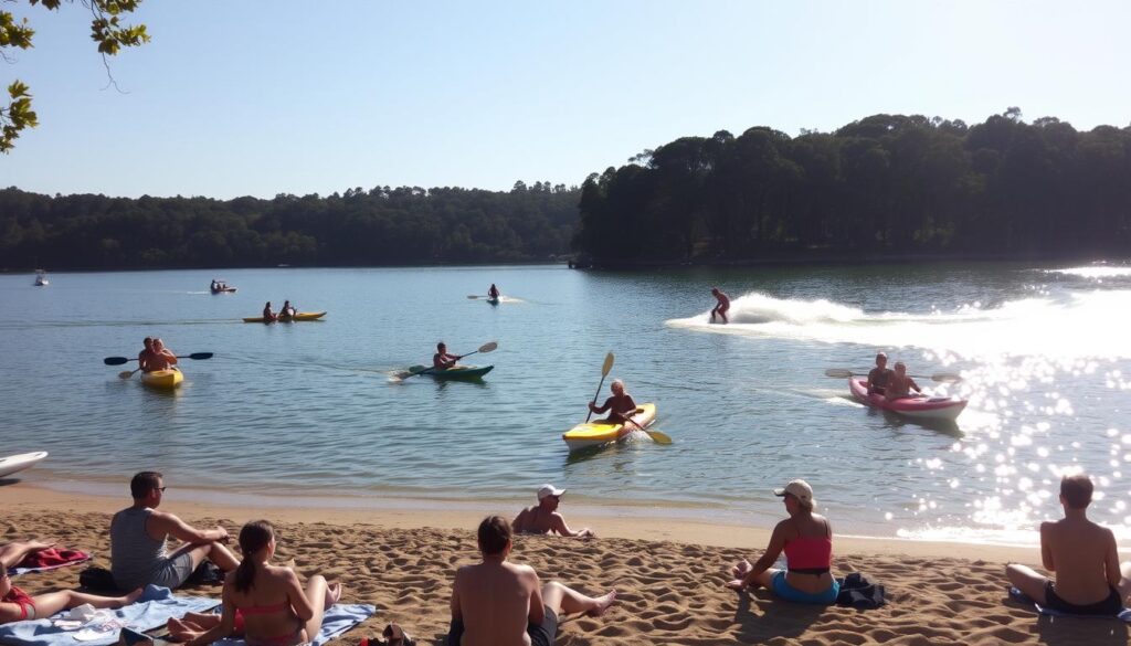 water sports at Parsley Bay